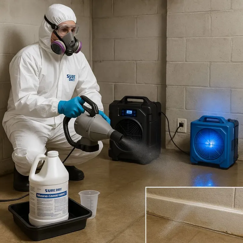 Sanitization and Odor Removal process in Yale, MI